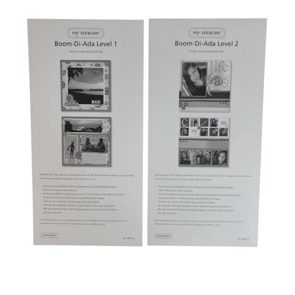 Close to My Heart Reflections Stickease X7095C Boom-Di-Ada Letters Numbers NEW - Picture 6 of 6